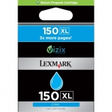 Lexmark 14N1615E No.150XL kék eredeti