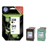 HP SD449EE No.338/343 fekete+színes multipack eredeti 