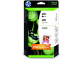 HP N9J72AE No.301 fekete+színes tintapatron multipack