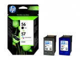 HP SA342AE Eredeti Tintapatron 56+57 fekete + színes ( multipack )