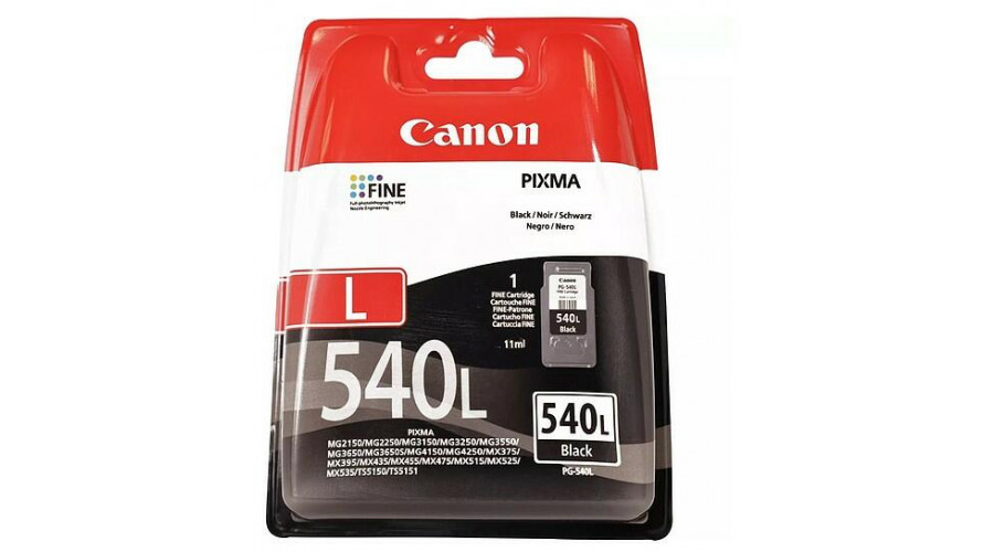 Canon PG-540L BK fekete eredeti tintapatron (5222B005)